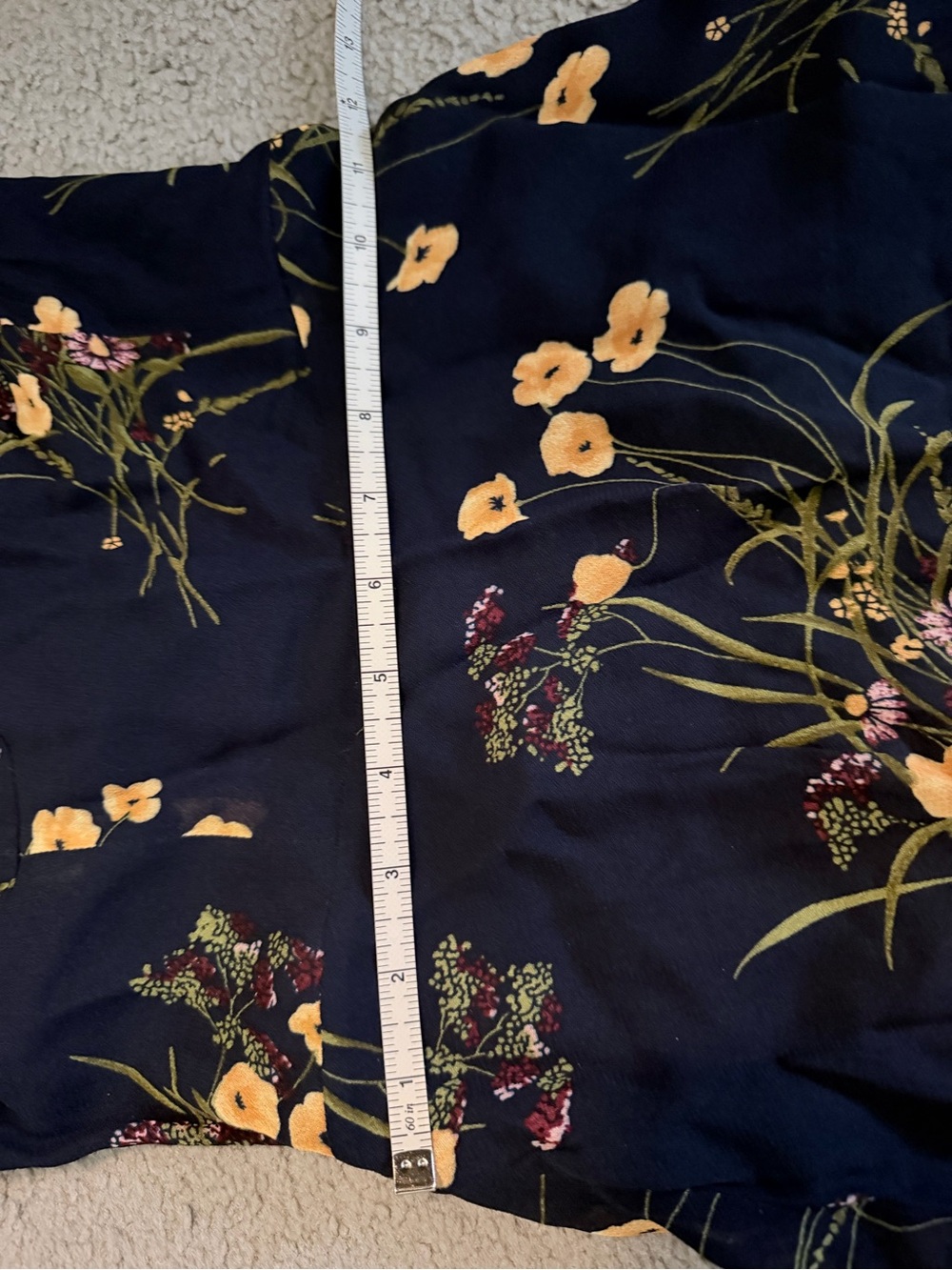Reformation Black Floral Maxi Dress with Yellow Accents - Picture 13 of 14